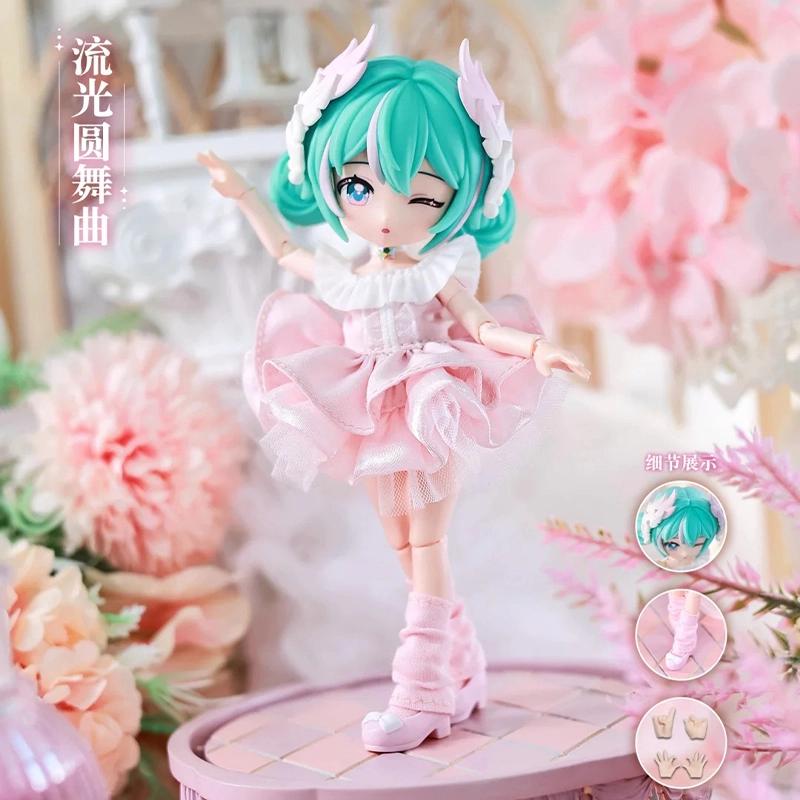 2026 Hot Hatsune Miku Vocaloid Series  14cm Kawaii Articulated Bjd Figure Desktop Shelf Decor Perfect Toy Gifts
