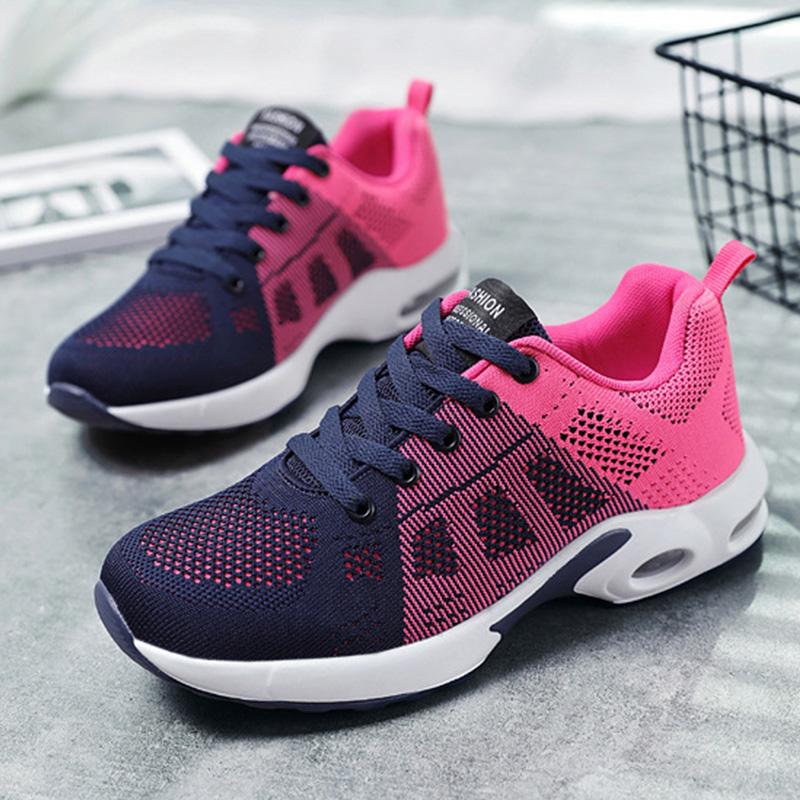 Women/Girls Leather  Soft Soled Middle Top Dance Shoes  Jazz Practice Dance Shoes Dance Sneakers
