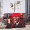 Rias grimory High School DxD Anime Flannel Blanket  Throw Blanket for Home Decor Picnic Novelty Bedspread Sofa Bed Cover
