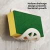 Fold-Flat Design Sponge Holder Silicone Kitchen Sink Organizer New Dish Scrubber Rack  Home Use