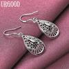 925 Sterling Silver Teardrop Earrings Wedding Jewelry