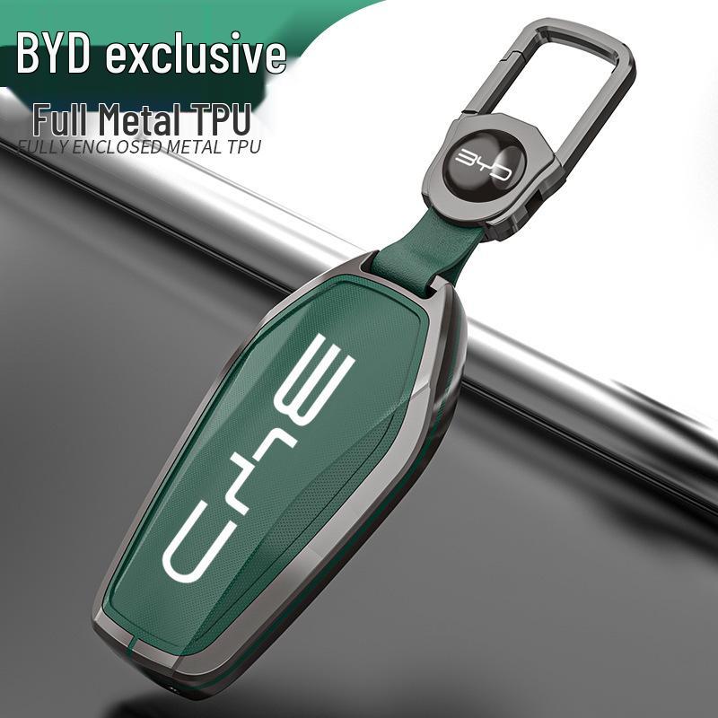 BYD Key Case: Compatible with Song Pro Plus, Yuan DMI, Dolphin, Han, Tang, Qin, Seal, and Destroyer 05 Protective Cover.