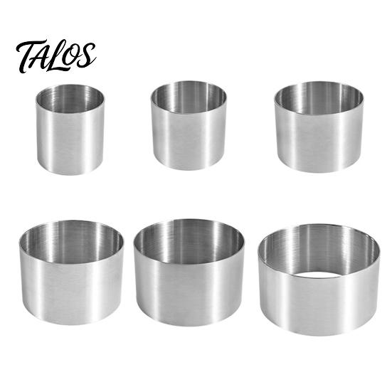 Donut Shaping Tool Stainless Steel Circle Cake Mold, 1.97" Deep Round Biscuit Pastry Ring, Egg Frying Ring Easy to Demold Baking for Donuts