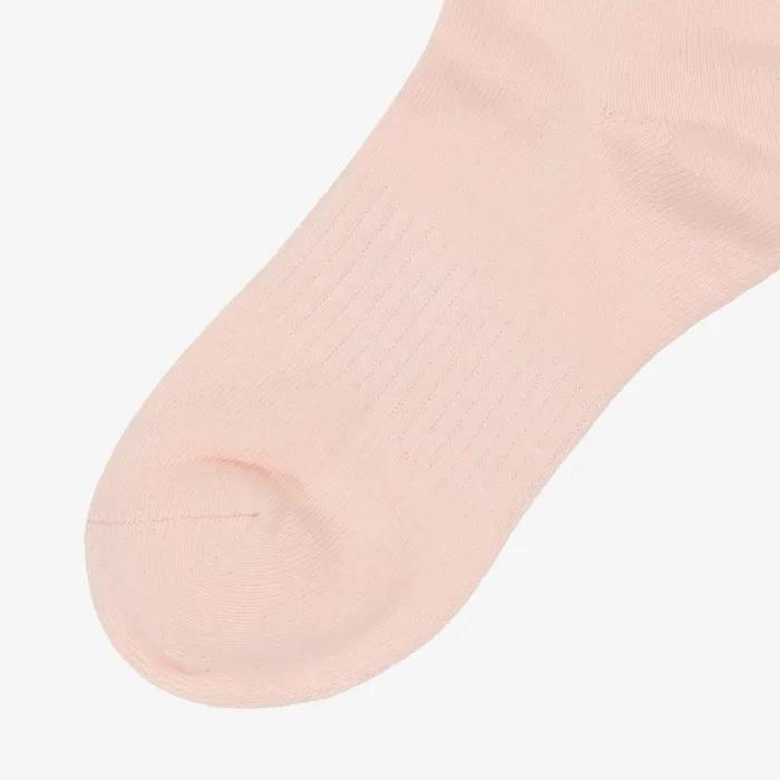 NY4MS01K White Label Lettering Socks SOFT PINK