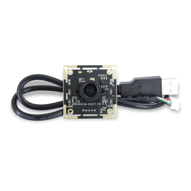 USB 1280x720 OV9732 Video Camera Module 1MP 60°/160°/180° Adjustable Manual-focus Lens Monitoring Module Plug and Use