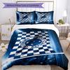 Fc Esporte Printed Pattern Duvet Cover Set – includes 1 duvet cover and 2 matching pillowcases Bedroom decor Christmas gifts