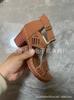 New Thick Heel High Heels Hollow Fish Mouth Sandals Women's Wholesale
