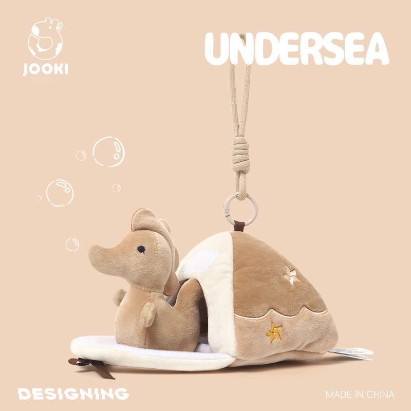 Cute Marine Animals Plush Toys Realistic Seahorse Whale Octopus Sea Turtle Starfish Kawaii Decorative Ornament Gift For Children