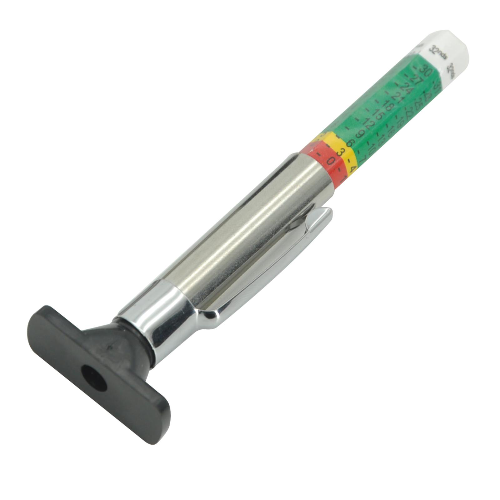 

Car Tyre Measuring Pen Coded Tread Depth Tool Cylindrical 25mm Detection Gauge Auto Repair Inspection ComponentsTackle 25mm
