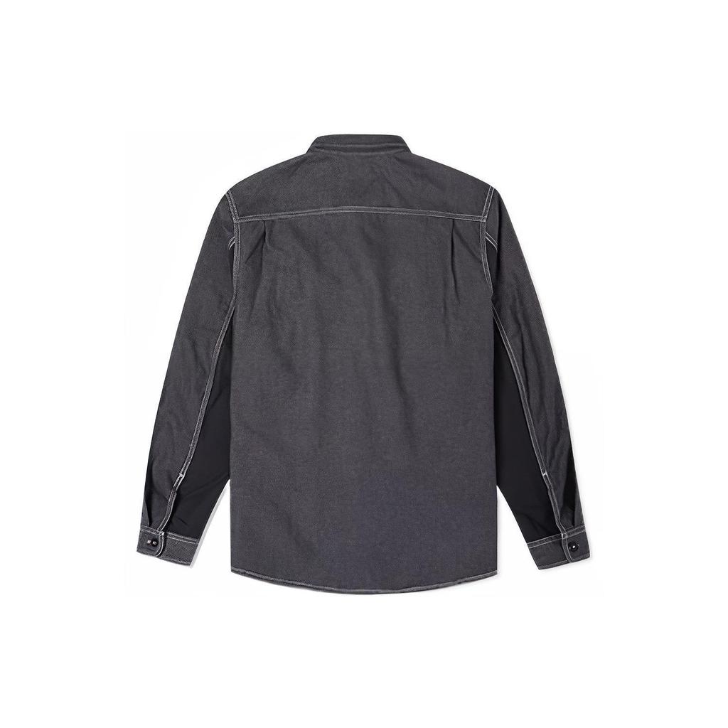 Converse Shirts Men's Ink Black Lapel Moderate Workwear 10024167-A02