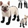 Wasserdichte Winter Hundeschuhe Gamaschen mit Anti-Rutsch-Sohle für kleine und mittelgroße Hunde, Hundepfoten-Schutz mit verstellbarem Riemen, Perfekt für Spaziergänge im Freien