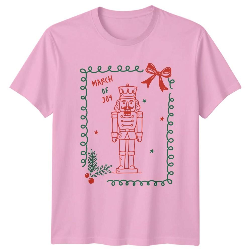 March Of Joy Nutcracker Christmas Holidays Unisexs Unisexs Graphic Tee B