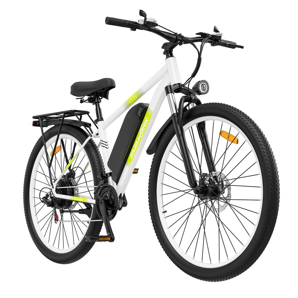 ZAZAWORK CF29 Electric Bike with 48V 15Ah Removable Battery, 21-Speed Shimano Gears