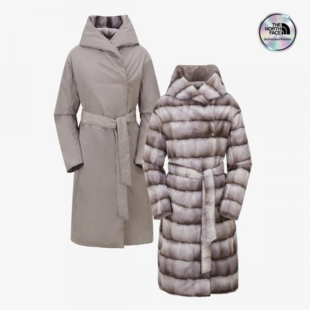 The North Face Women S reverSible Camel Padding Coat Nc3np80b LIGHT BROWN/085