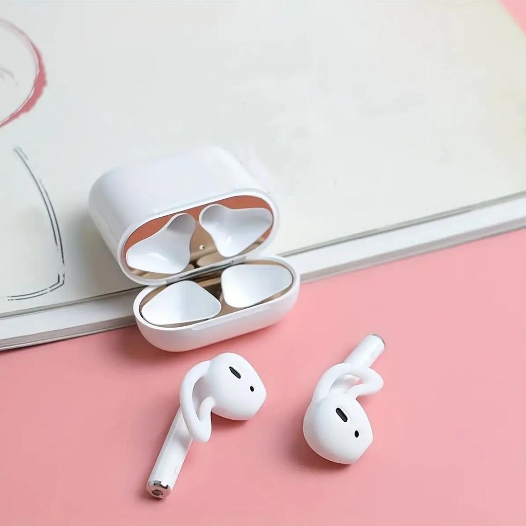 3Pair-Ear Pads For Airpods 2 Wireless Bluetooth For Iphone Earphones Cushions Silicone Ear Caps Case Earpads Eartips