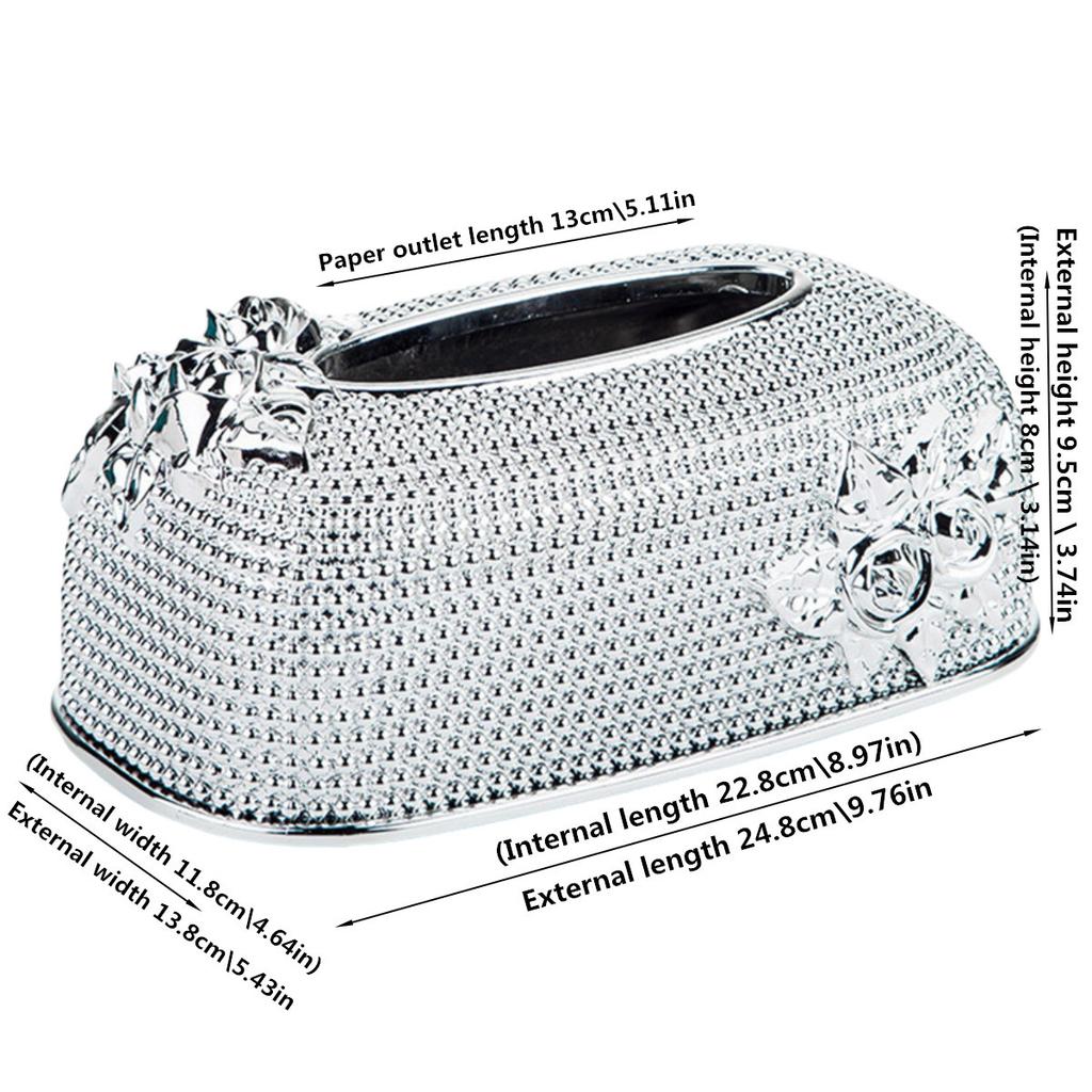 European Tissue Box, Home Decoration, Desktop Accessories, Living Room, Bedroom, Dining Room, Bathroom, Paper Drawer Storage Box