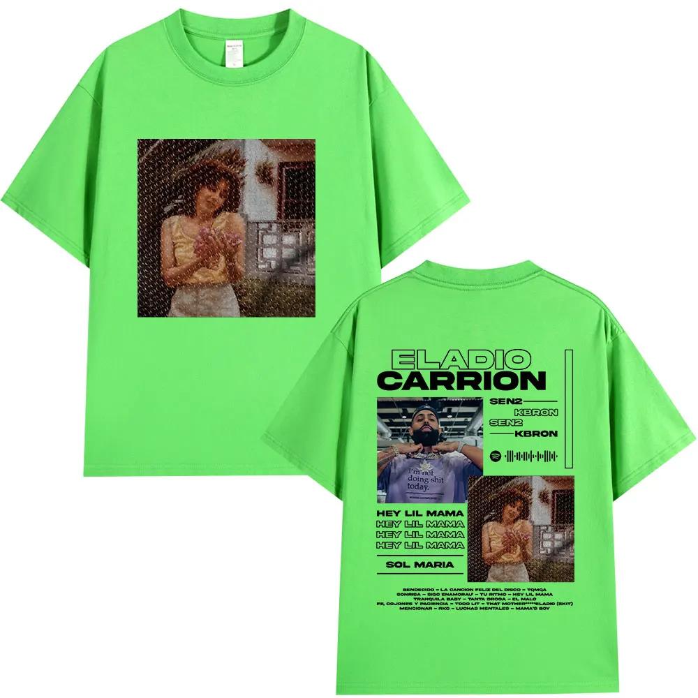 

Eladio Carrion Sol Maria Album Merch Tshirt Unisex Women Clothing Short Sleeve Tshirts Cotton Casual Tshirts Harajuku Streetwear 4XL