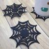 6pcs Heat Resistant Spider Web Coaster Hollow Spider Web Cup Mat Spider Web Cup Pad  Halloween
