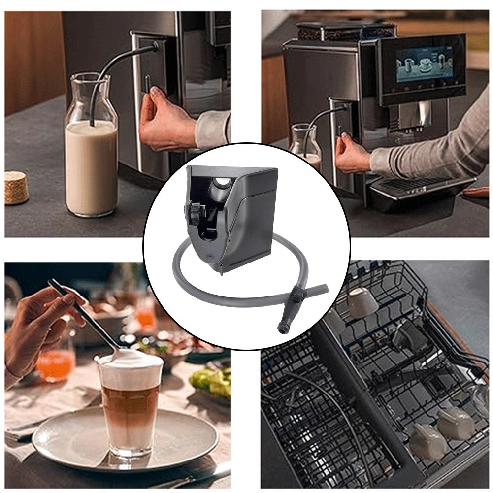 Adaptersett for melkebeholder til Siemens kaffemaskiner EQ700 EQ900 Plus-modeller med sugeslange og kobling for kremet skum