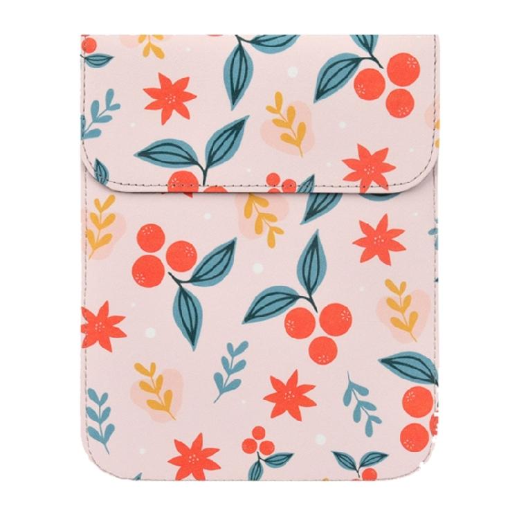 Universelle 6-Zoll E-Reader-Hülle mit präzisem Portzugang, rutschfestem Gummiband, PU-Lederkonstruktion, Schutzschale