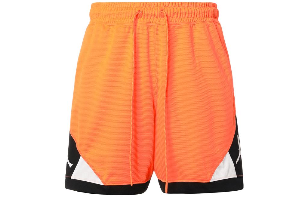 Jordan Dri-FIT Basketball Sports Training Splicing Shorts Orange CV3087-803