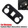 Car Carbon Fiber Roof Reading Lamp Light Trim Sticker For Ford Mustang 2015-