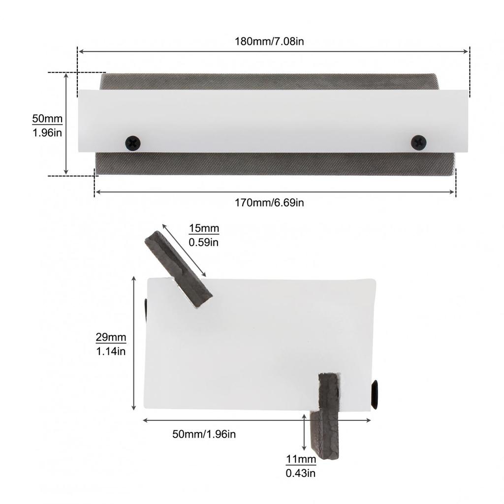 Length 7 Inch 35 and 90 Degrees Double Sided Fret End Beveling File for Acoustic / Electric Guitar Bass Low Friction Luthier Angle Tool