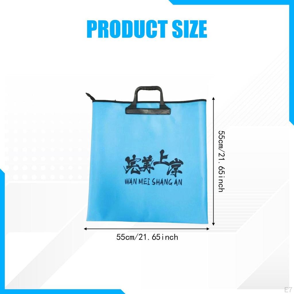 EVA Fishing Bag, Waterproof, Foldable, Puncture, Portable, Spacious Fish Storage Lightweight