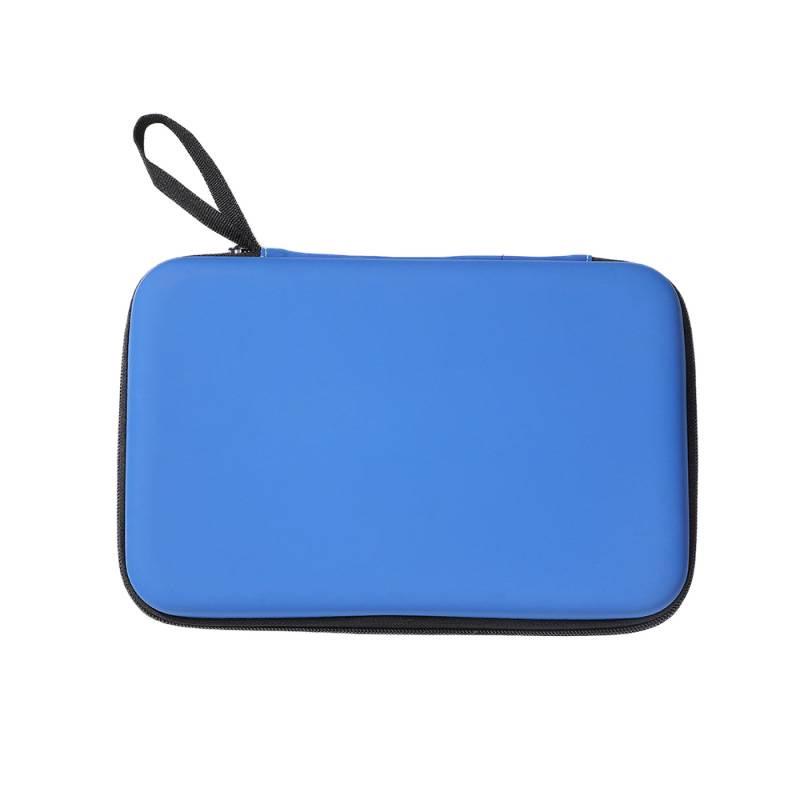 Durable Hard Shell Square Table Tennis Racket Bag - Portable Storage Solution