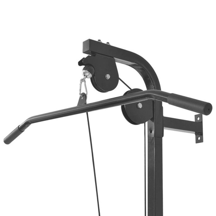 VidaXL Tour de musculation murale avec jeu d'haltères et poids 60,5 kg 275357