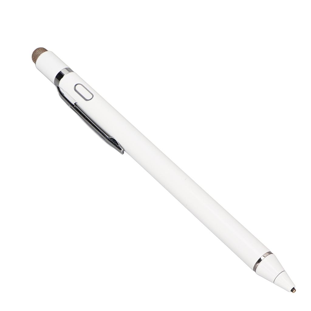 Aktiver Stift 5V 0,2A Schlank Stilvoll Aluminiumlegierung Tragbar Kapazitiver Stift mit Feiner Spitze für Mobiltelefon Tablet