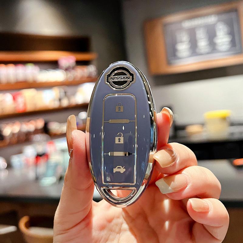 Suitable for Nissan Qijun Key Set All-inclusive Tule Car Buckle Loulan Teana Bluebird Xuanyi High-end Protective Buckle Case