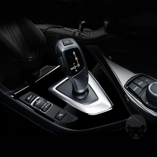 Glossy Piano Black Cosole Gear Shift Panel Cover For 1/2 Series F20 F21 2012-15