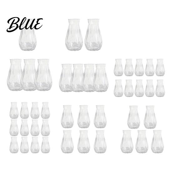 Vază transparentă pentru flori Plastic Boboc Decorativ Floare Plantă Suport elegant Piesa centrală modernă