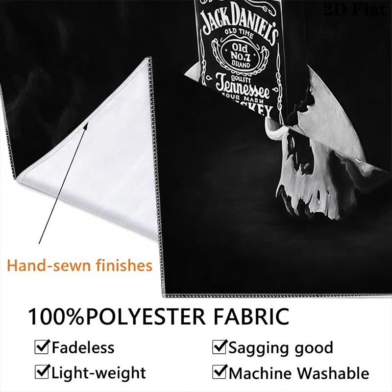 Jack Daniel'S Tennessee Whiskey Timeless Classic Tapestry Wallmounted Fashion Print Background Cloth Atmospheric Background Cloth Home Decor