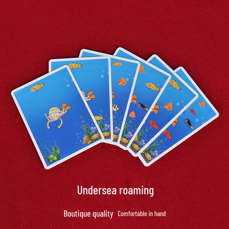 

Northern Magic Underwater Stroll: Interactive Fish Counting Cards for Kids - Poker Magic Props