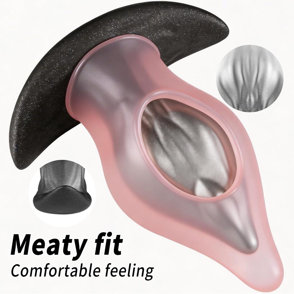 New Unique-Shaped Anal Plug – Large-Head Anal Dilator & Masturbator – Silicone Adult Sex Toy