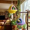 Handmade Weave Bird Cage Nest Warm Sleep Bird Hanging Bed Parrot Bed House  Bird Cage