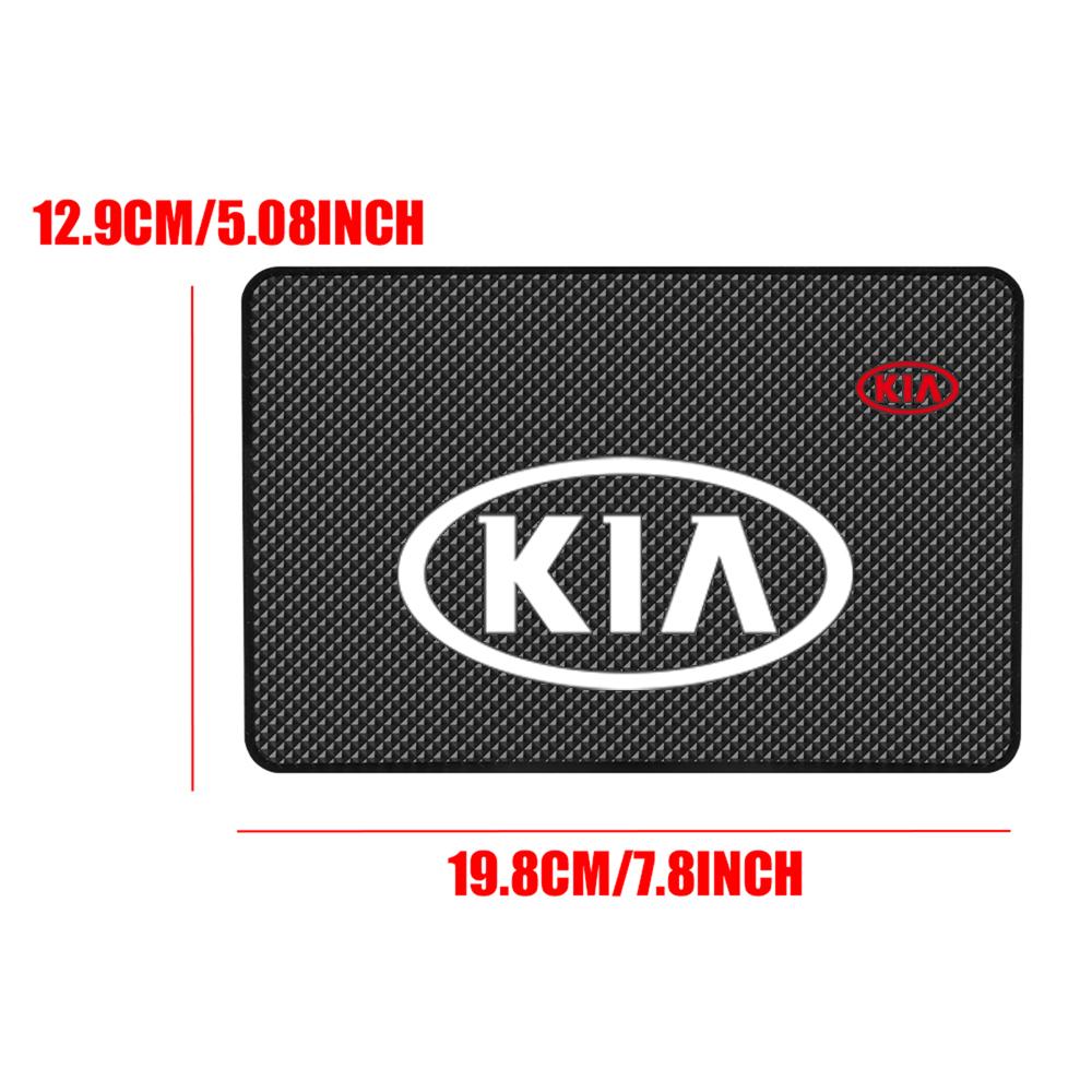 2026 Hot Car Sticker Car Emblem Non-slip Mat Dashboard Adhesive Anti Slip Pad Holder For KIA Rio Ceed Sportage Cerato Soul Soren
