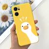 For Oppo Find X5 Lite / Find X5 Pro Phone Case Soft Matte Liquid Silicone Cute Animals Painting Bumper On FindX5 Lite x5Pro Capa