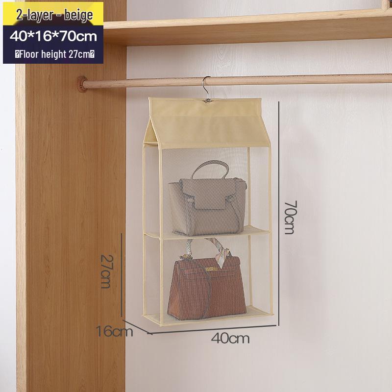 Hanging Wardrobe Storage Organizer Rack