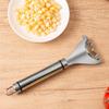 Corn Sheller Food Grade 304 Stainless Steel Corn Peeler Sharp Edge Corn Peeling Tool Quick Effortless Peeling Corn Stripper Kitchen Gadget