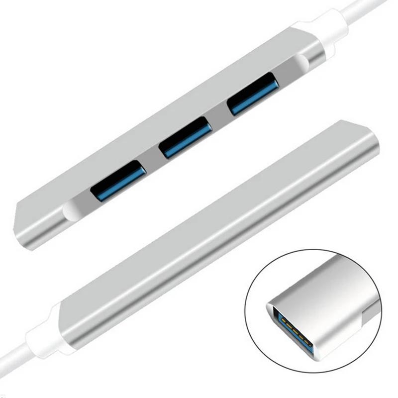 4Port USB 3.0 Hub USB Hub High Speed type c Splitter 5Gbps For PC Computer Accessories Multiport HUB 4 USB 3.0 2.0 Ports
