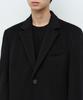 Musinsa Standard Cashmere Blend Masculine Chesterfield Long Coat [Black]