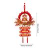Chinese New Year Hanging Ornament Party Supplies Gift with Tassel Spring Festival Pendant for Holiday Office Bedroom Porch Wall