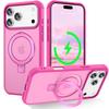 Applicable To iPhone17ProMax Yingfeng Magnetic Suction Bracket Mobile Phone Case Apple 16Pro Anti-drop 15 Protective Case
