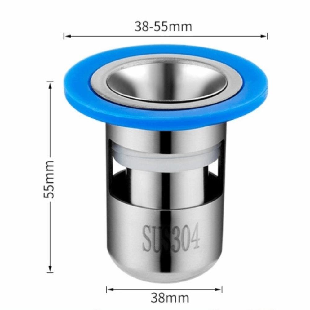 U-type Floor Drain Core Stainless Steel Bathroom Sewer Drain Sealed Floor Drain  Sewer Drain