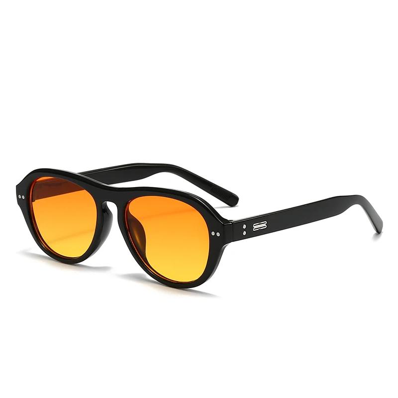 Korea Retro Oval Pink Sunglasses Women Street SSunshade Glasses Dustproof Windproof Riding Glasses Sunglasses  UV400