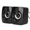 A2 Mini Computer Speaker Stereo Clear Bass Less Distortion USB Powered Wired Small Speaker for for Desktop PC Laptop