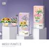 Loz Building Blocks: Succulent Potted Plants & Flower Bouquet - Creative Artificial Flowers for Trendy Play and Christmas Gifts